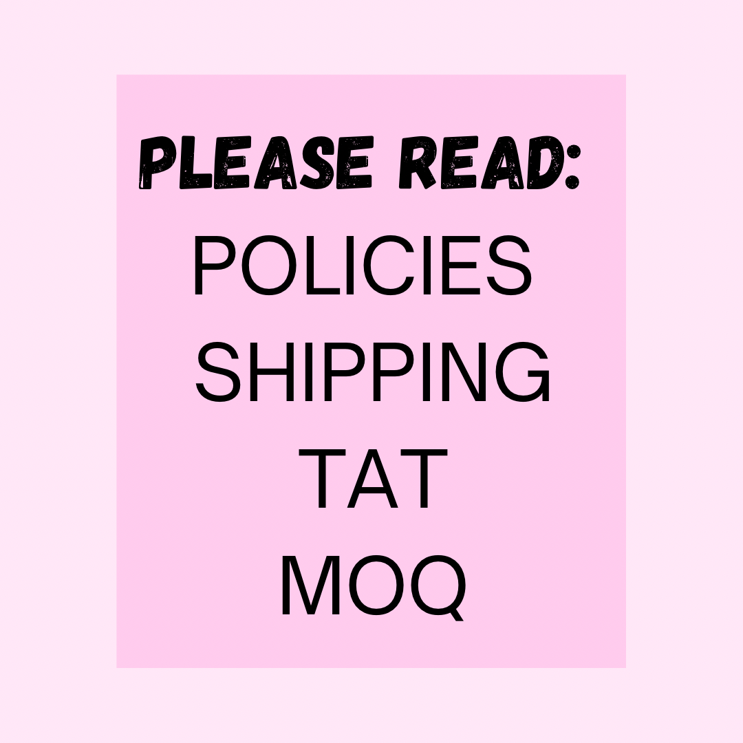 1. PLEASE READ: POLICIES