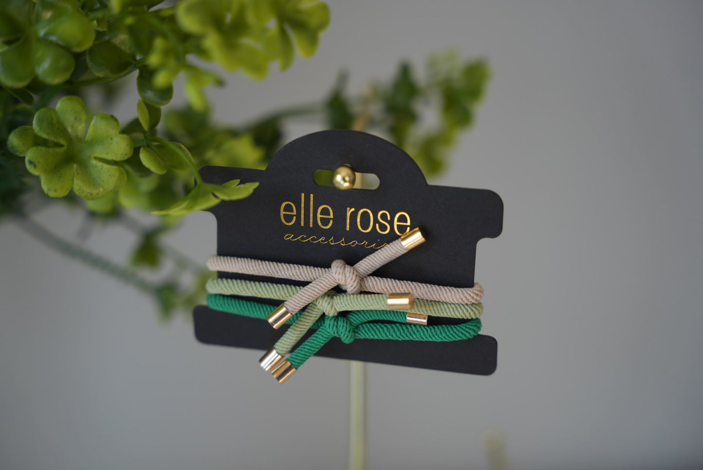Green St Paddy Hair Tie Trio