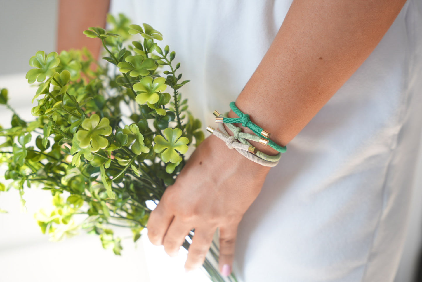Green St Paddy Hair Tie Trio