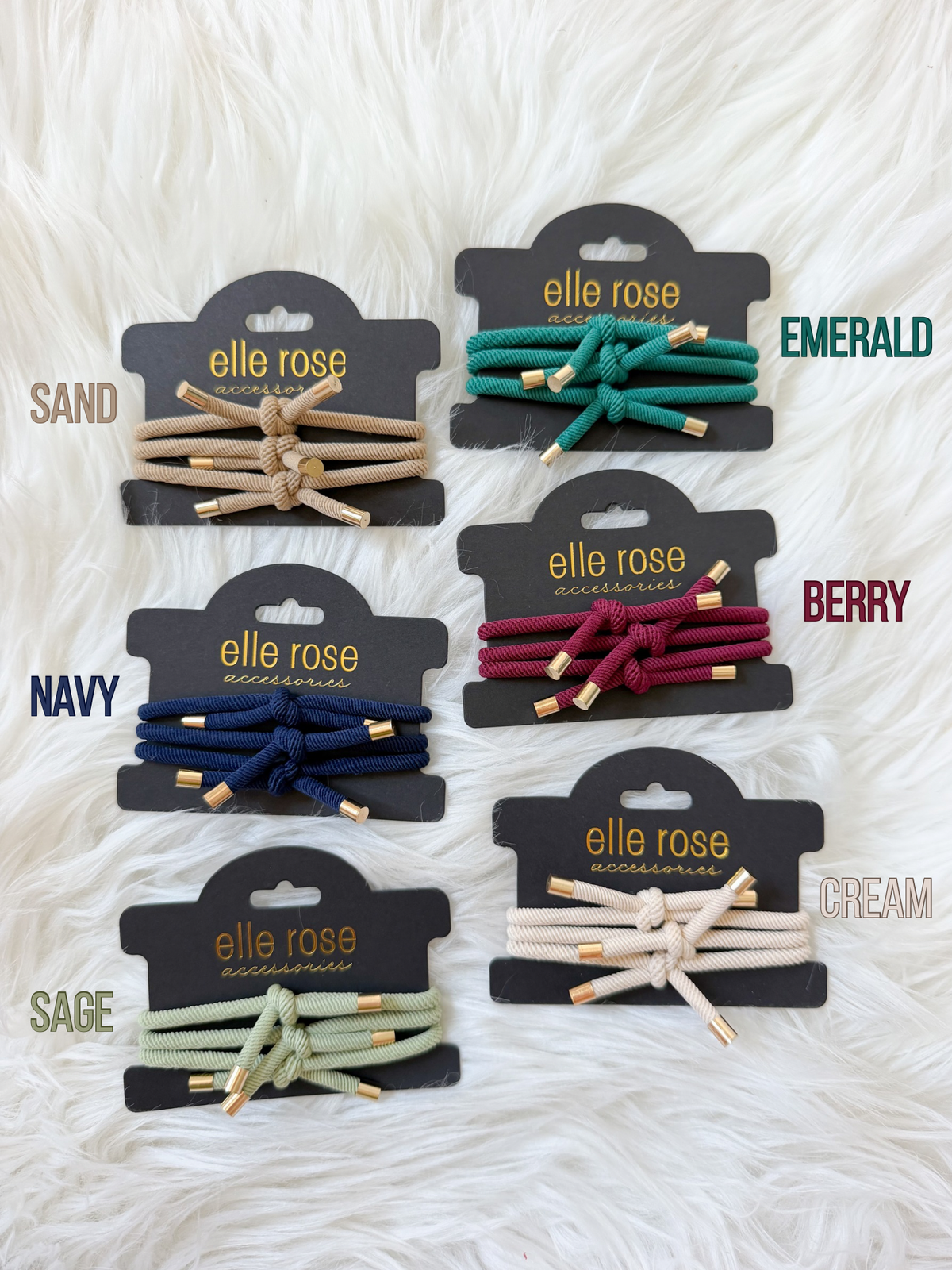 Fall / Winter Hair Tie Trios