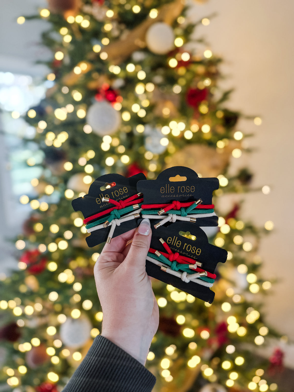 Christmas Hair Tie Trio