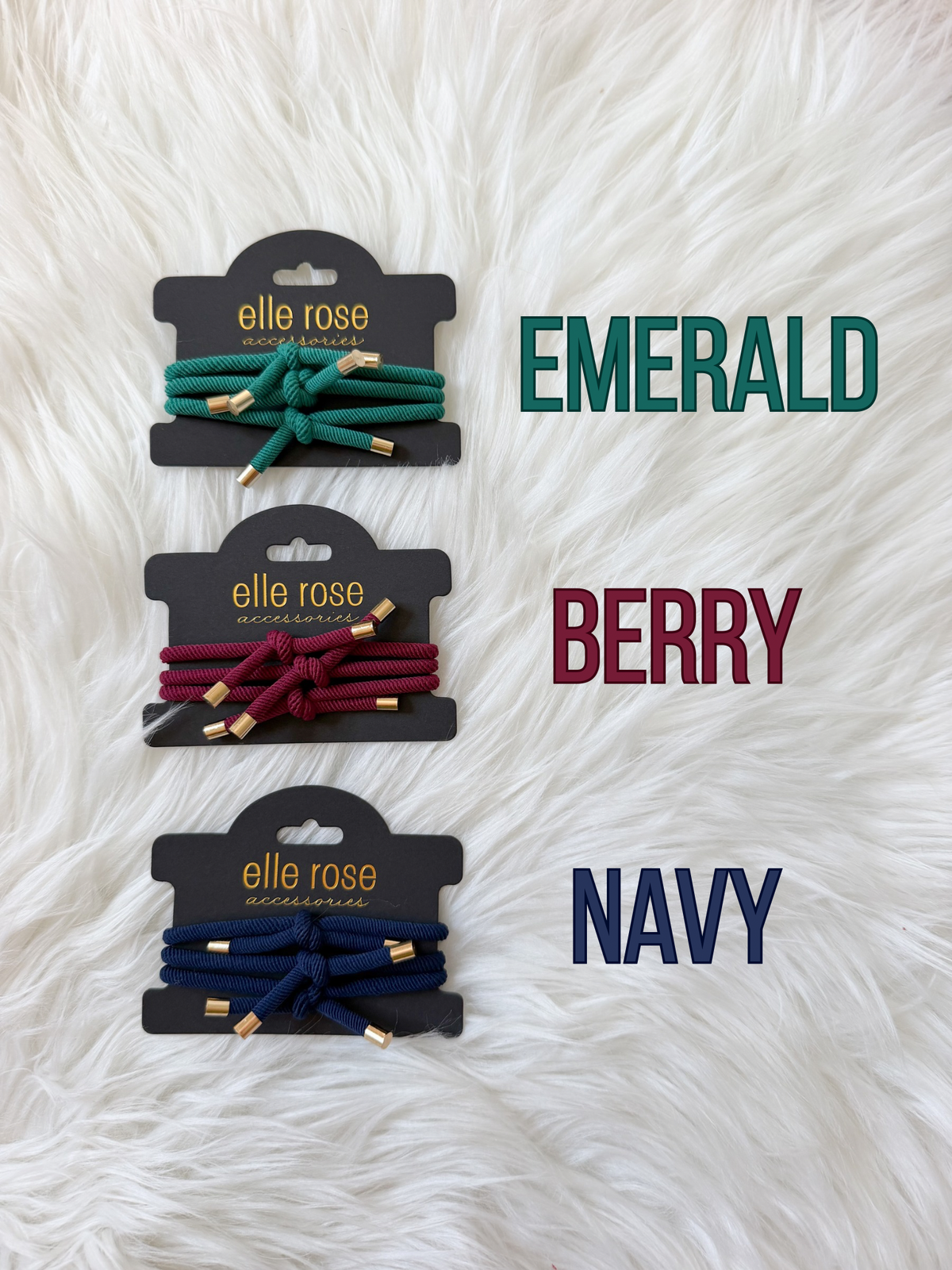 Fall / Winter Hair Tie Trios