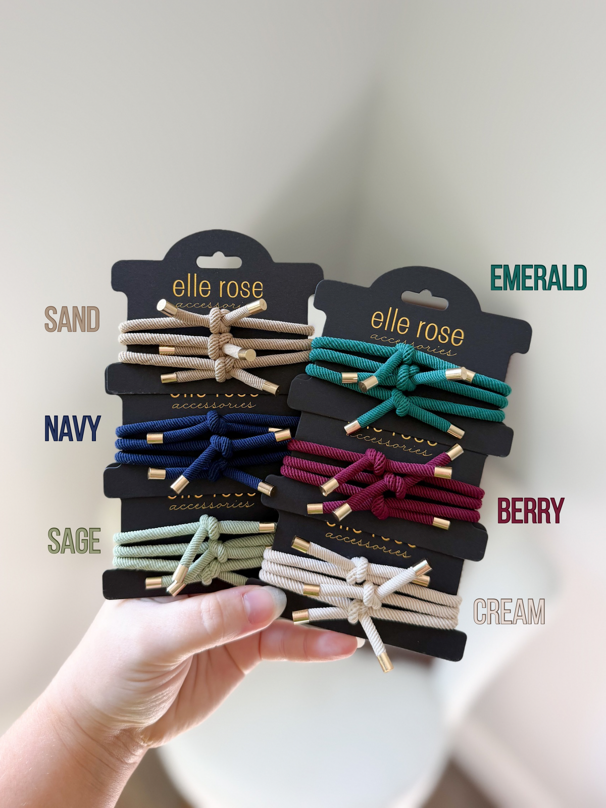 Fall / Winter Hair Tie Trios