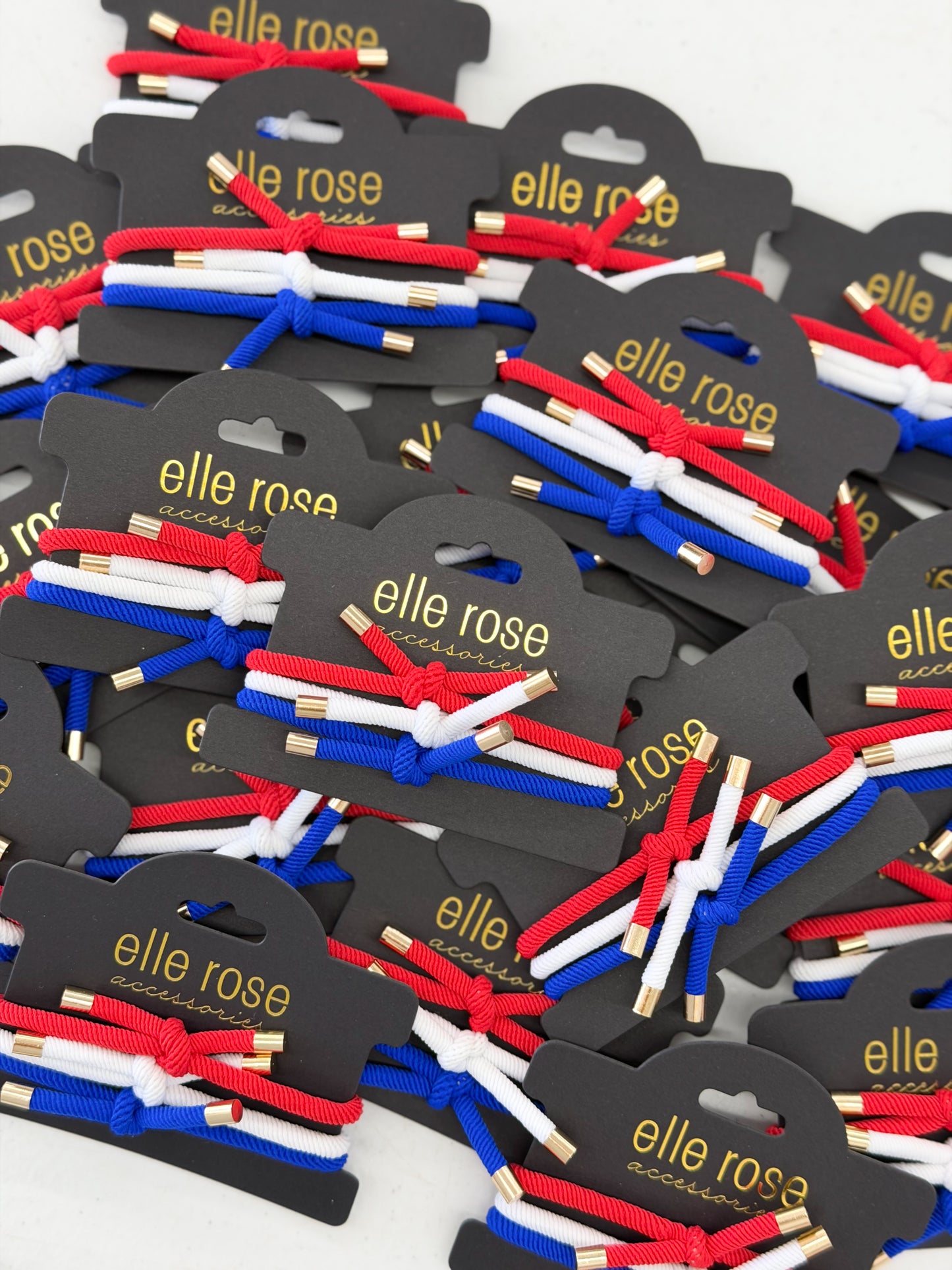 Patriotic Hair Tie Trio