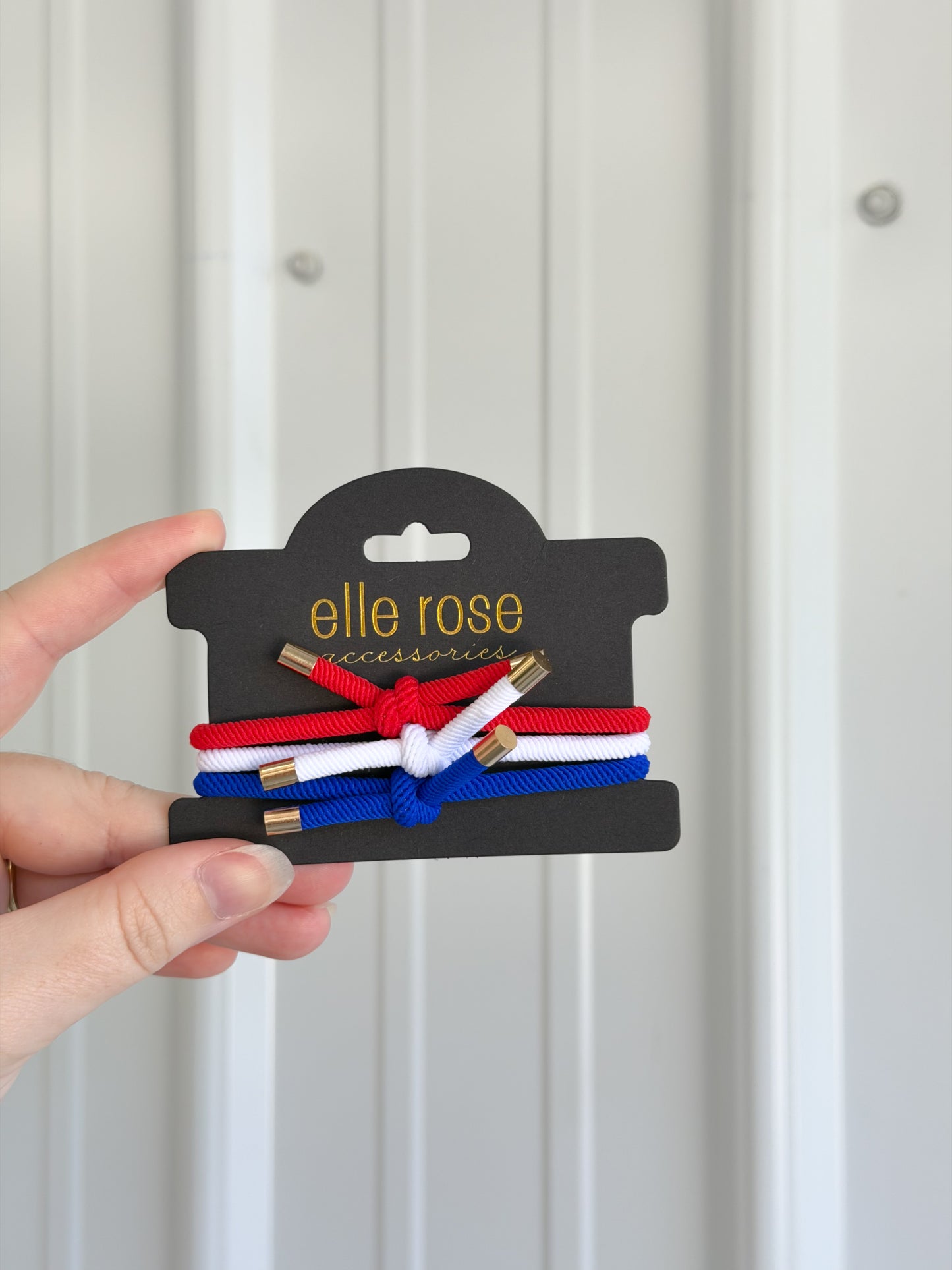 Patriotic Hair Tie Trio
