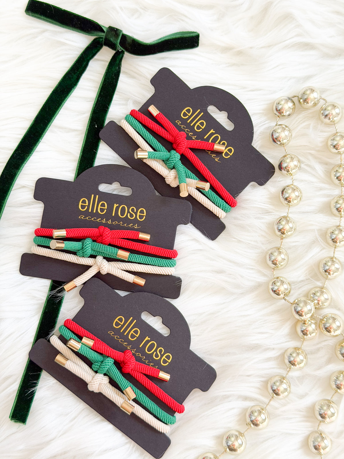Christmas Hair Tie Trio